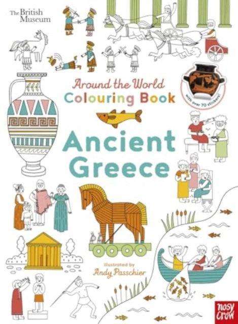 British Museum: Around the World Colouring: Ancient Greece - The Cleeve Bookshop