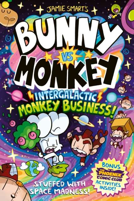 Bunny vs Monkey: Intergalactic Monkey Business! - Signed Bookplate Paperback Edition - The Cleeve Bookshop