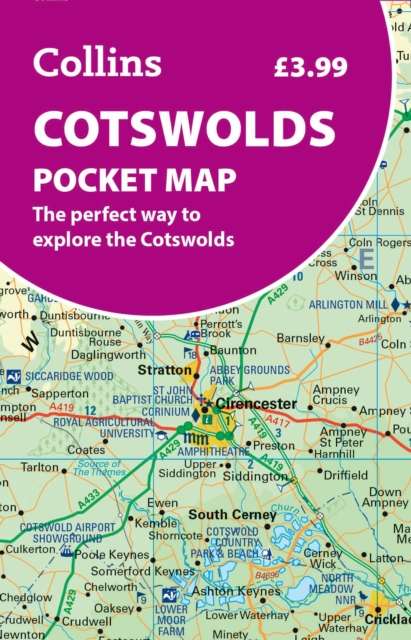 Cotswolds Pocket Map : The Perfect Way to Explore the Cotswolds - The Cleeve Bookshop