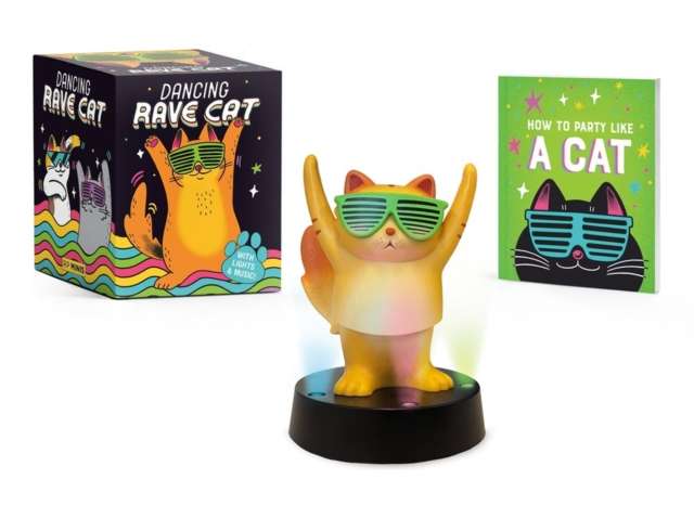 Dancing Rave Cat : With Lights & Music! - The Cleeve Bookshop