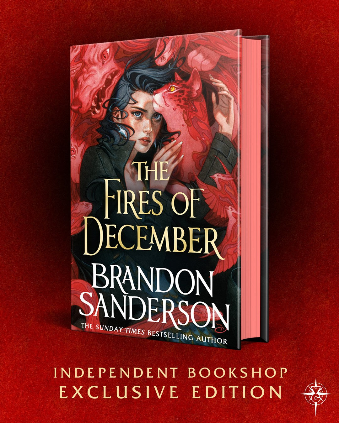 The Fires of December : A Novel of Hoid’s Travails - Sprayed Edge Indie Exclusive First Edition