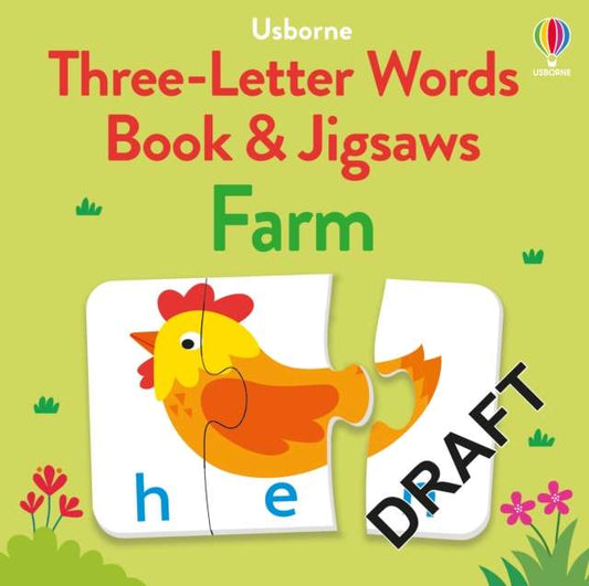 First Words Jigsaw Book: Farm - The Cleeve Bookshop