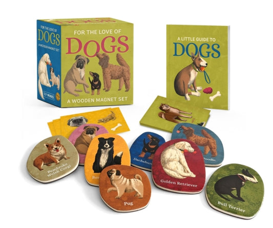 For the Love of Dogs: A Wooden Magnet Set - The Cleeve Bookshop