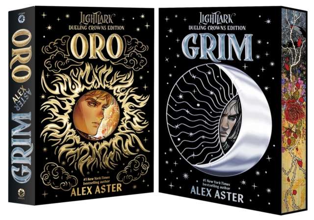 Grim and Oro: Dueling Crowns Edition (A Lightlark Saga Deluxe Companion Book) - Sprayed Edge and Slipcased - The Cleeve Bookshop