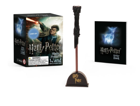 Harry Potter Wizard's Wand with Sticker Book : Lights Up! - The Cleeve Bookshop
