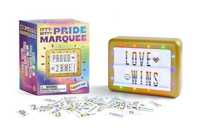 Itty-Bitty Pride Marquee : Lights Up! - The Cleeve Bookshop