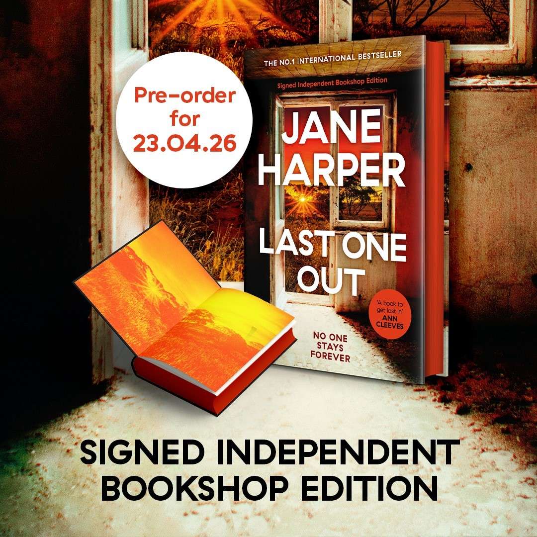 Last One Out - Signed First Edition with Sprayed Edge - The Cleeve Bookshop