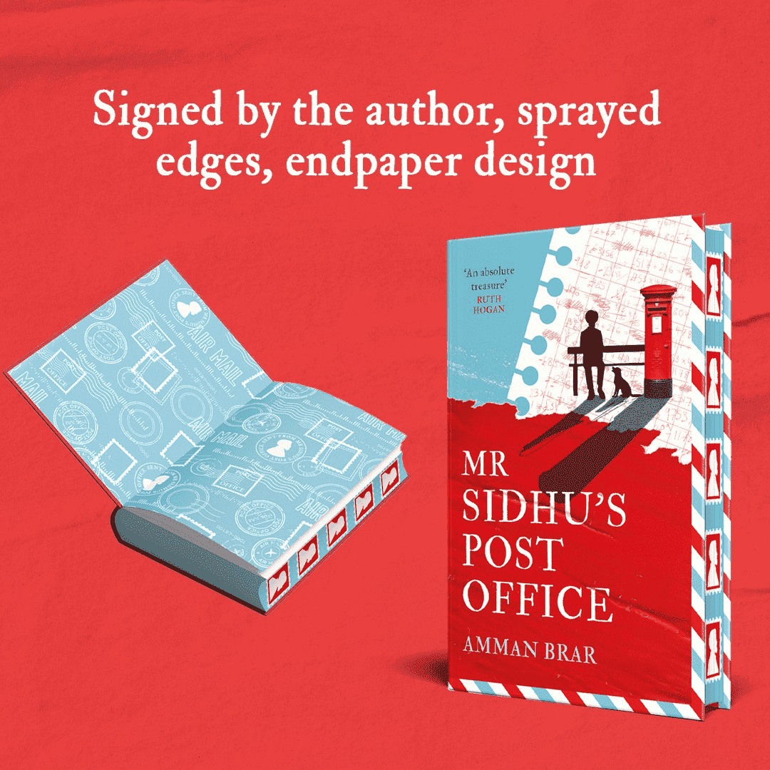 Mr Sidhu’s Post Office - Signed and Sprayed Edge First Edition - The Cleeve Bookshop