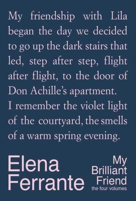 My Brilliant Friend: The Four Volumes - Sprayed Edge Edition - The Cleeve Bookshop