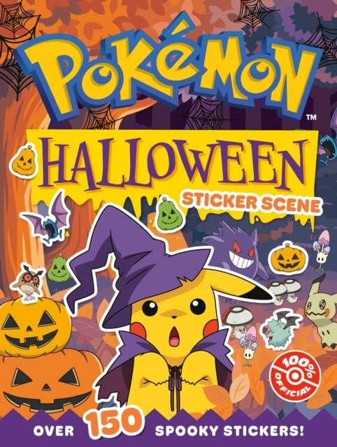 Pokemon Halloween Sticker Scene - The Cleeve Bookshop