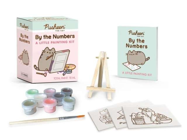 Pusheen by the Numbers : A Little Painting Kit - The Cleeve Bookshop