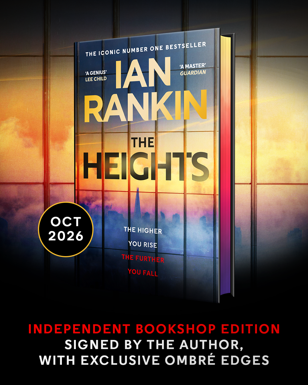 The Heights - Signed First Independent Bookshop Edition with Sprayed Edge & Exclusive Endpapers