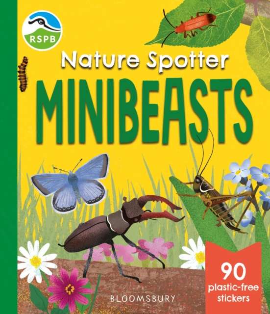 RSPB Nature Spotter: Minibeasts : A children's sticker guidebook to over 60 bugs, beetles and more! - The Cleeve Bookshop