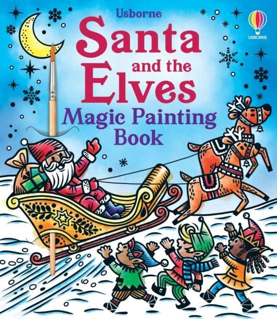 Santa and the Elves Magic Painting Book - The Cleeve Bookshop