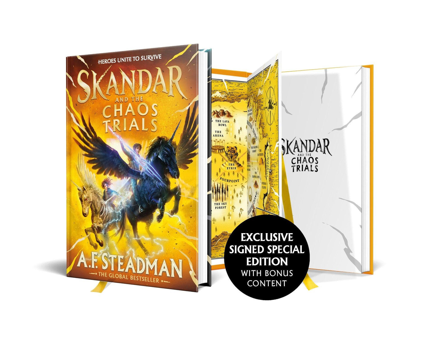 'Skandar and the Chaos Trials' by A. F. Steadman - Signed Indie Exclusive Edition - The Cleeve Bookshop