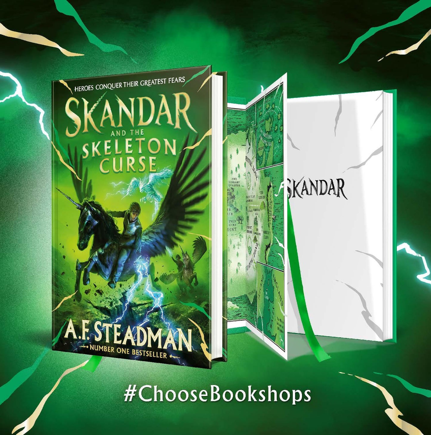 ‘Skandar and the Skeleton Curse' by A.F. Steadman - The Cleeve Bookshop