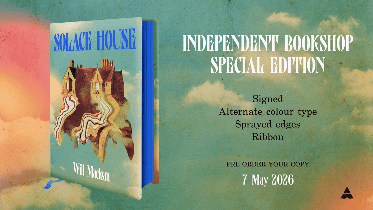 Solace House - Signed First Edition With Sprayed Edge - The Cleeve Bookshop