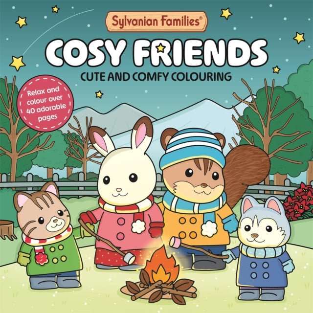 Sylvanian Families Cosy Friends Colouring Book - The Cleeve Bookshop