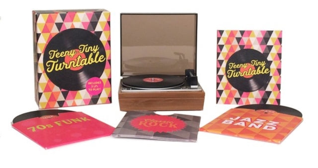 Teeny-Tiny Turntable : Includes 3 Mini-LPs to Play! - The Cleeve Bookshop