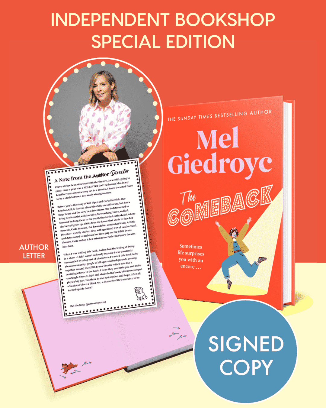 The Comeback - Signed Indie First Edition with Exclusive Letter - The Cleeve Bookshop