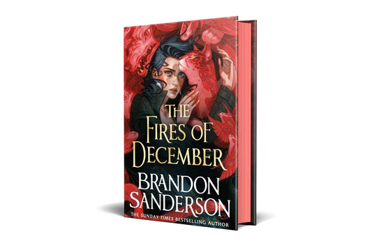 The Fires of December : A Novel of Hoid’s Travails - Sprayed Edge Indie Exclusive First Edition - The Cleeve Bookshop