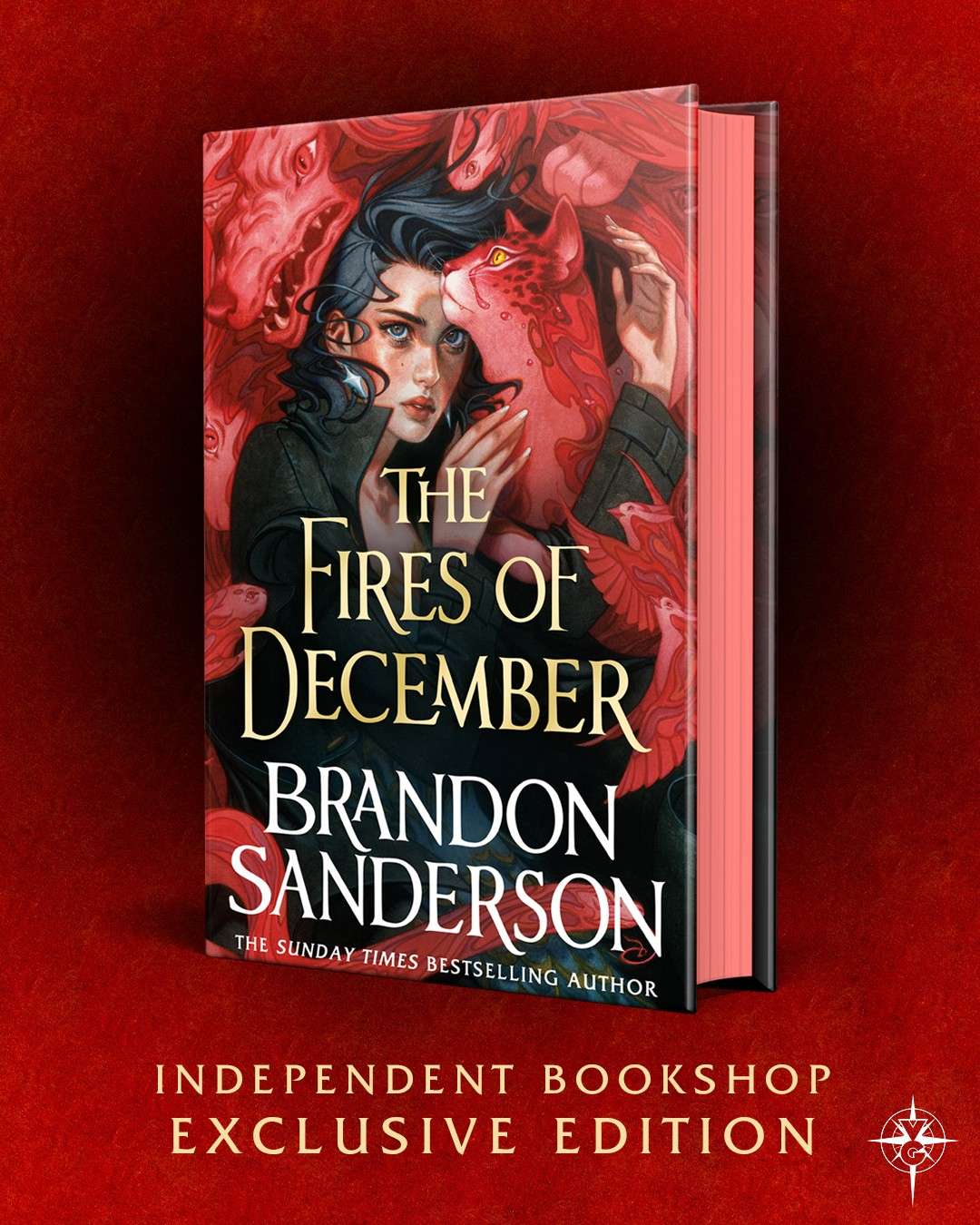 The Fires of December : A Novel of Hoid’s Travails - Sprayed Edge Indie Exclusive First Edition - The Cleeve Bookshop