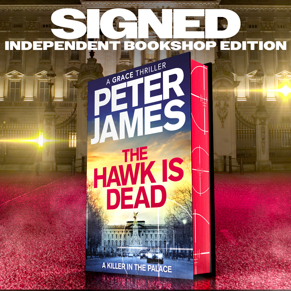 The Hawk Is Dead - Signed First Edition with Sprayed Edge - The Cleeve Bookshop