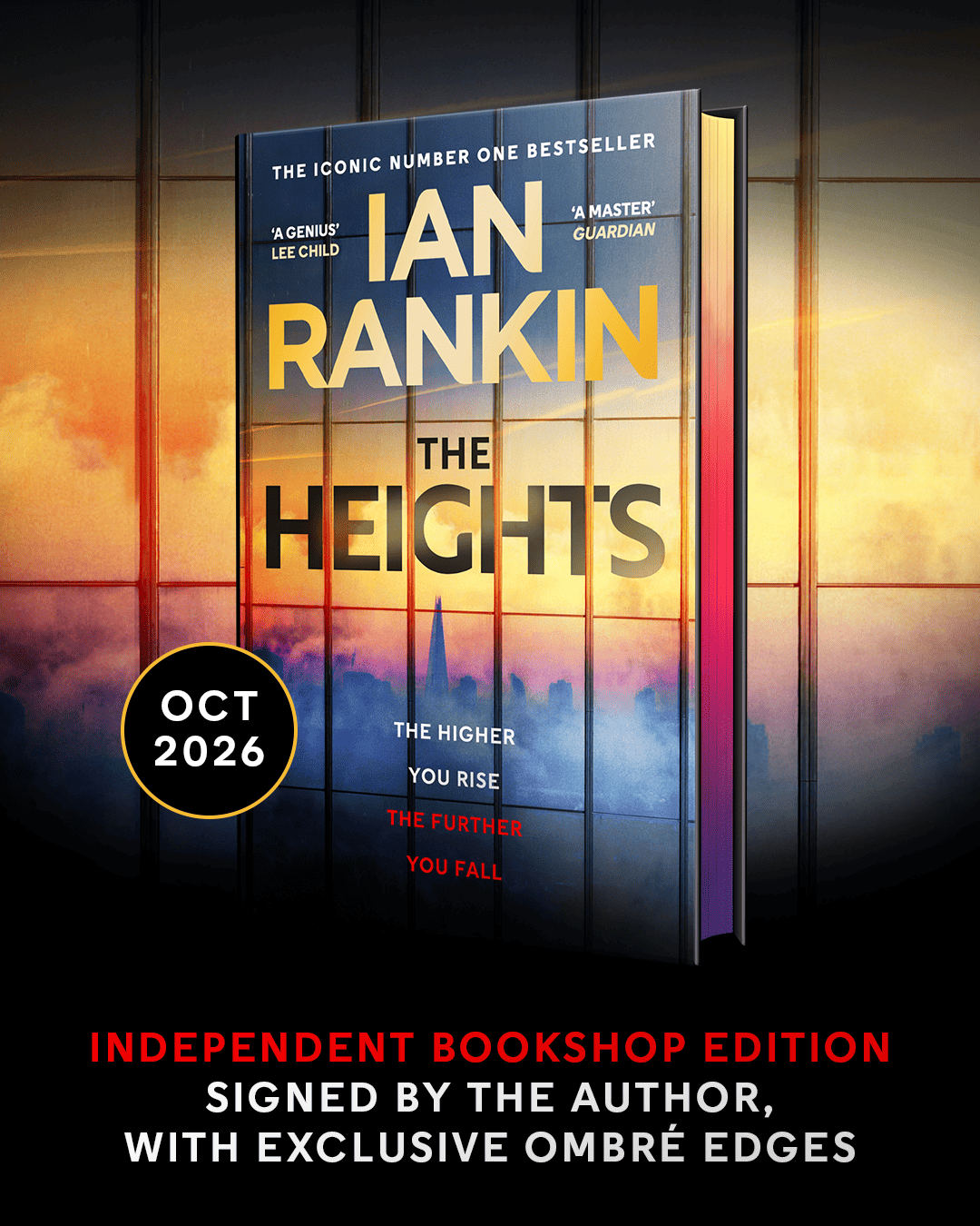 The Heights - Signed First Independent Bookshop Edition with Sprayed Edge & Exclusive Endpapers - The Cleeve Bookshop