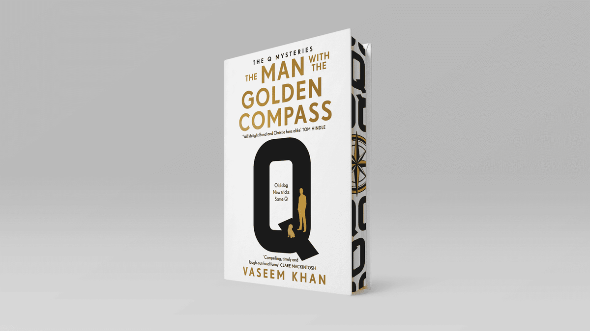 The Man with the Golden Compass - Signed First Edition with Sprayed Edge - The Cleeve Bookshop