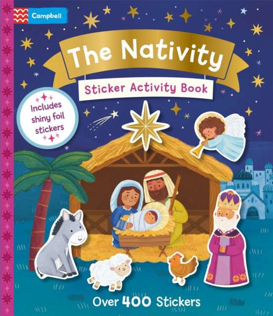 The Nativity Sticker Activity Book : With over 400 stickers - The Cleeve Bookshop