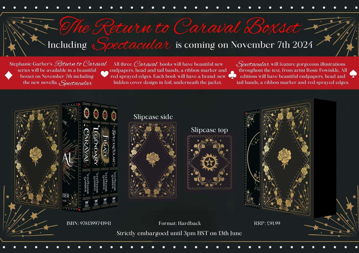 'The Return to Caraval Boxset' by Stephanie Garber - Limited Edition Boxset - The Cleeve Bookshop