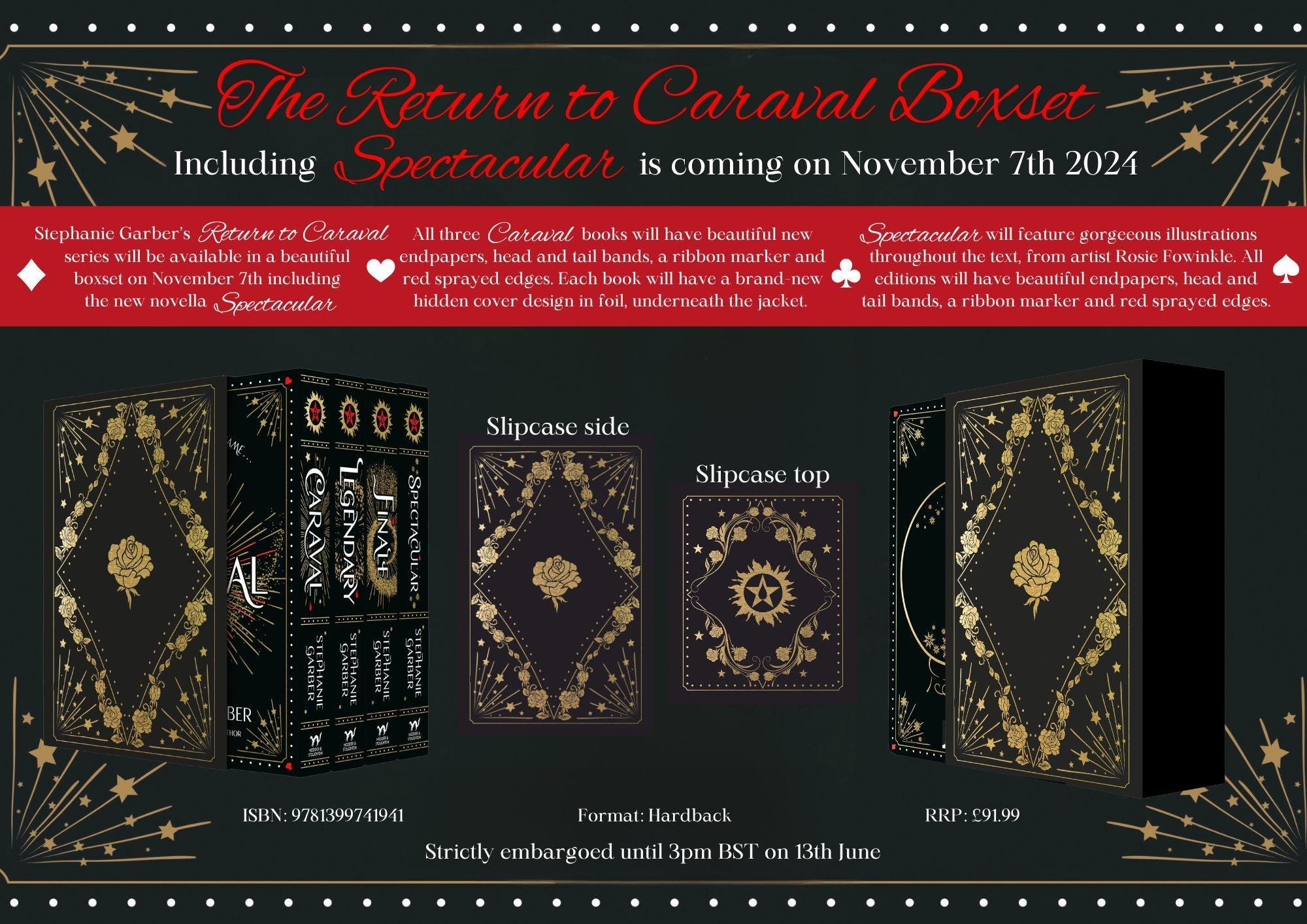 The Return to Caraval Boxset' by Stephanie Garber - Limited