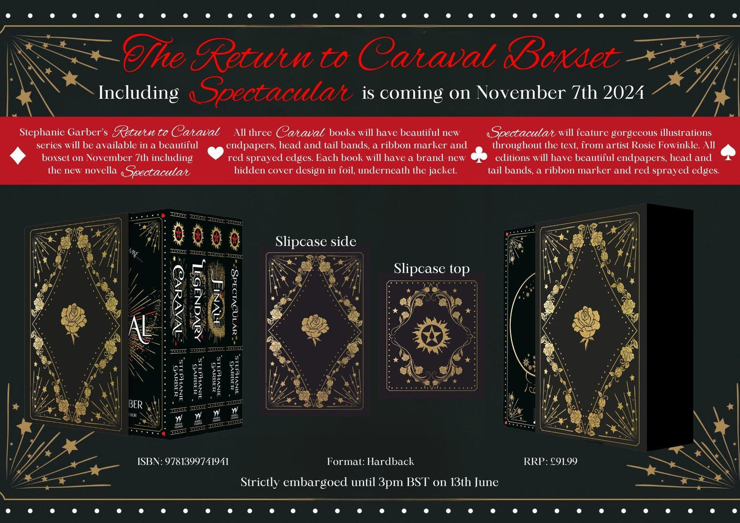 'The Return to Caraval Boxset' by Stephanie Garber - Limited Edition Boxset - The Cleeve Bookshop
