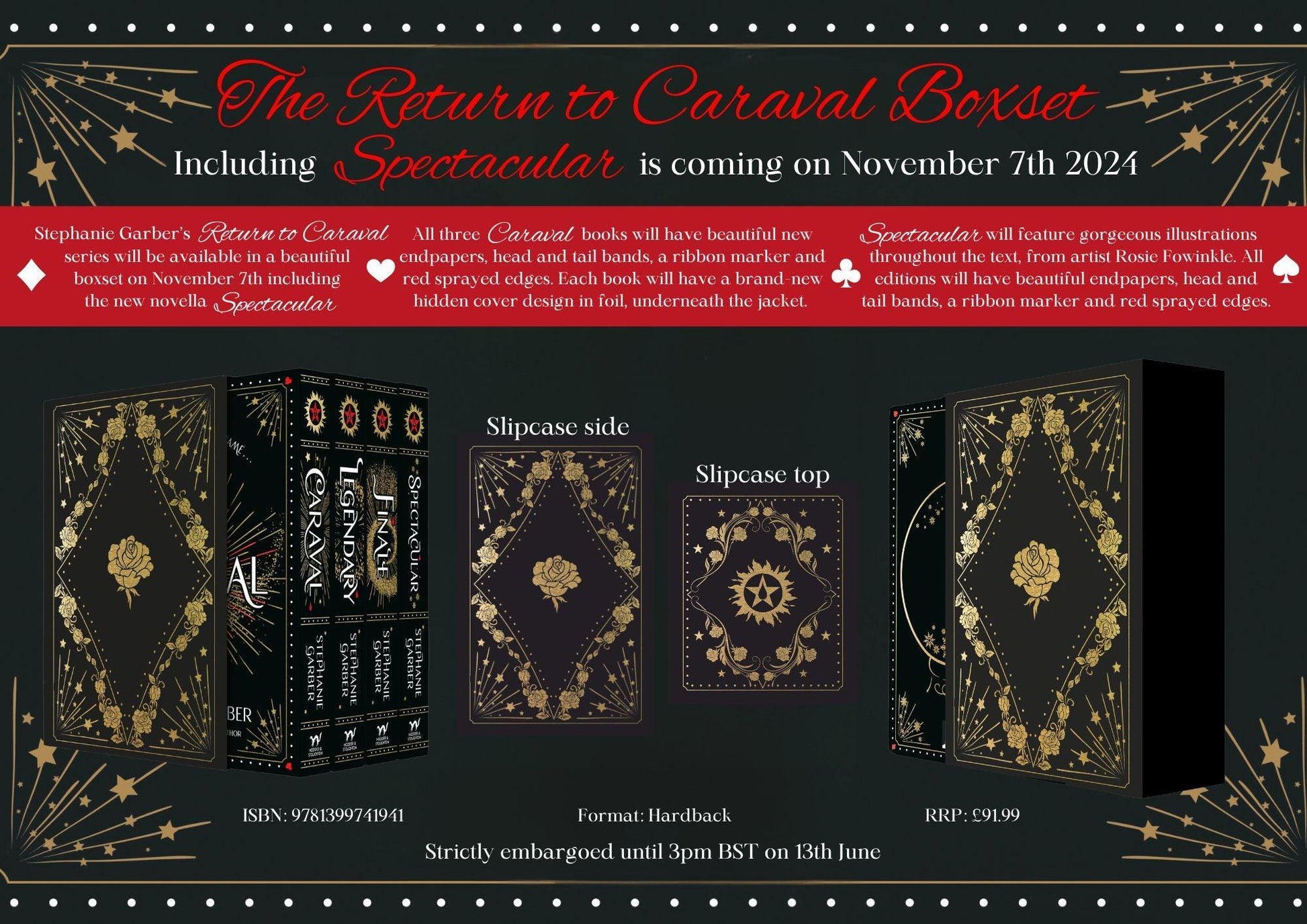 'The Return to Caraval Boxset' by Stephanie Garber - Limited Edition Boxset - The Cleeve Bookshop