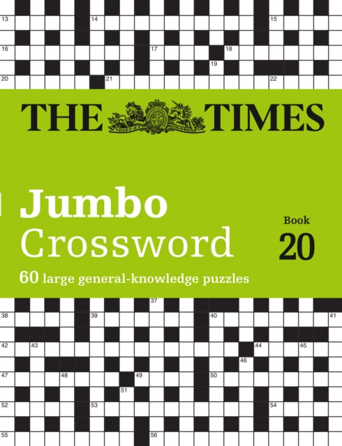 The Times 2 Jumbo Crossword Book 20 : 60 Large General-Knowledge Crossword Puzzles - The Cleeve Bookshop