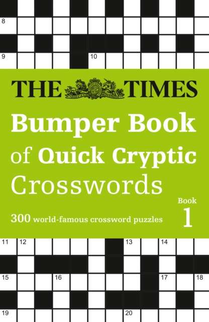 The Times Bumper Book of Quick Cryptic Crosswords book 1 : 300 World-Famous Crossword Puzzles - The Cleeve Bookshop