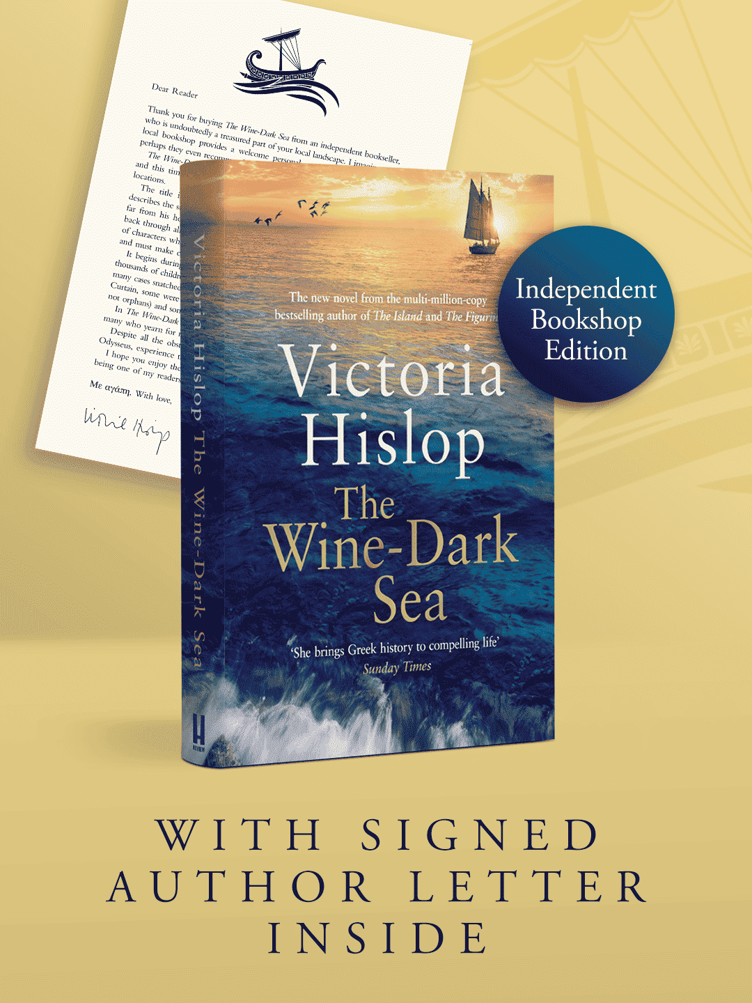 The Wine-Dark Sea - Signed First Indie Exclusive Edition - The Cleeve Bookshop