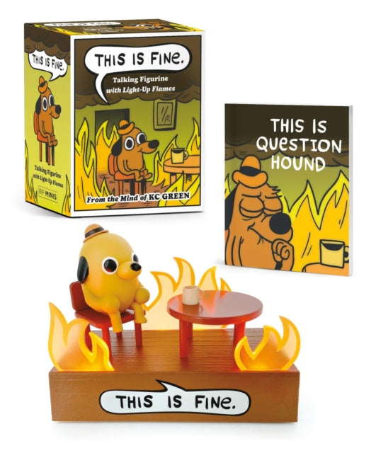 This Is Fine Talking Figurine : With Light and Sound! - The Cleeve Bookshop