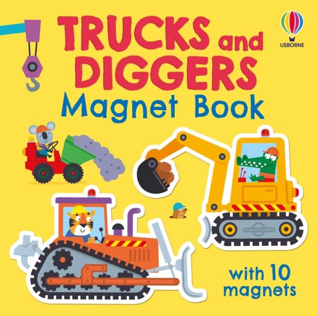 Trucks and Diggers Magnet Book - The Cleeve Bookshop
