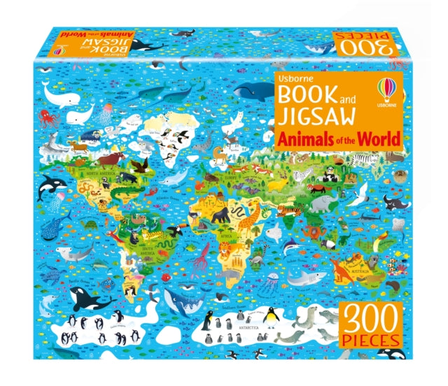 Usborne Book and Jigsaw Animals of the World - The Cleeve Bookshop