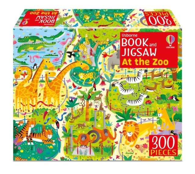 Usborne Book and Jigsaw At the Zoo - The Cleeve Bookshop