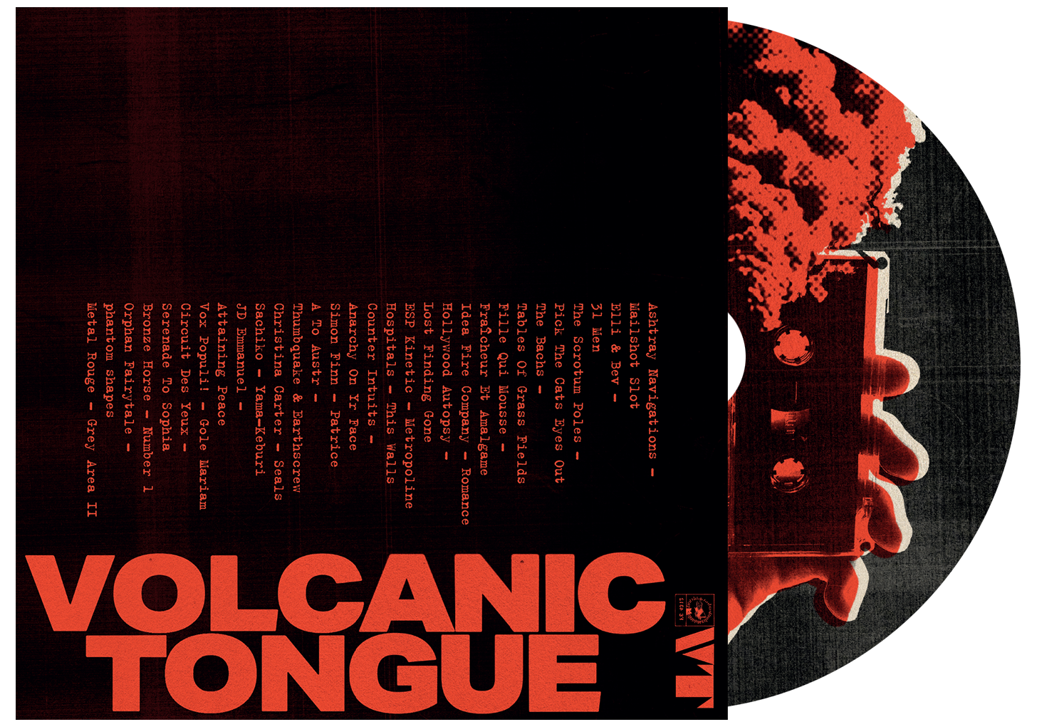 'Volcanic Tongue' by David Keenan - Special Signed Limited Edition Hardback with CD and Fanzine - The Cleeve Bookshop