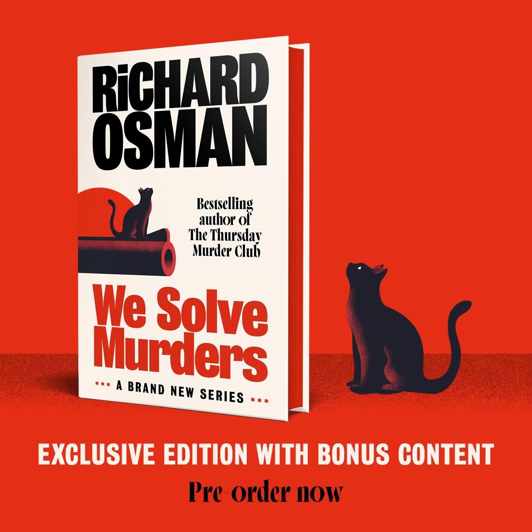 'We Solve Murders' by Richard Osman - Indie Exclusive Edition - Pub Date September 12th - The Cleeve Bookshop