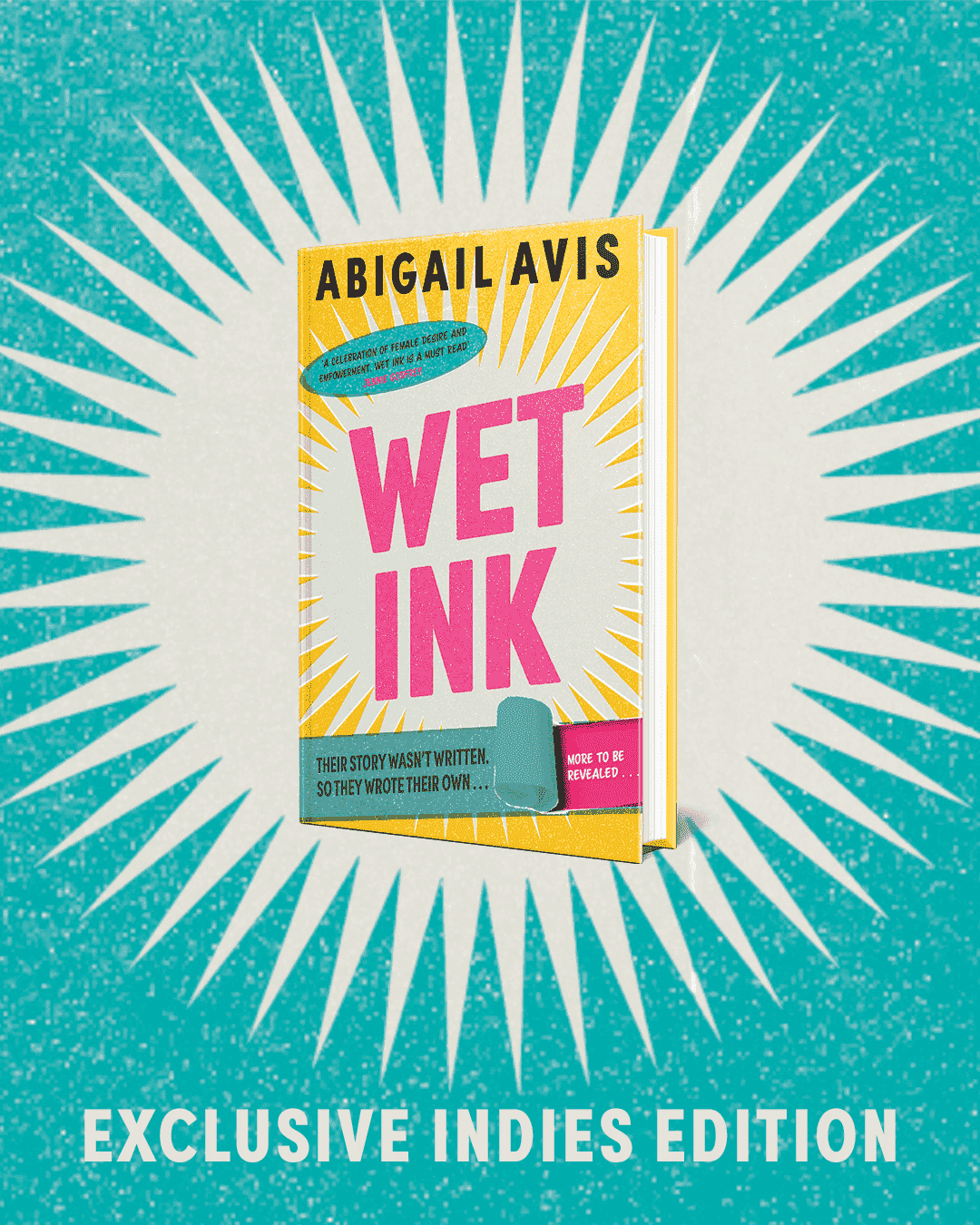 Wet Ink - Signed First Edition with Indie Exclusive Cover - The Cleeve Bookshop