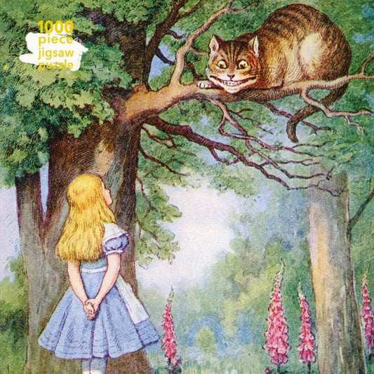Adult Jigsaw Puzzle Alice and the Cheshire Cat : 1000-piece Jigsaw Puzzles - 9781839644474