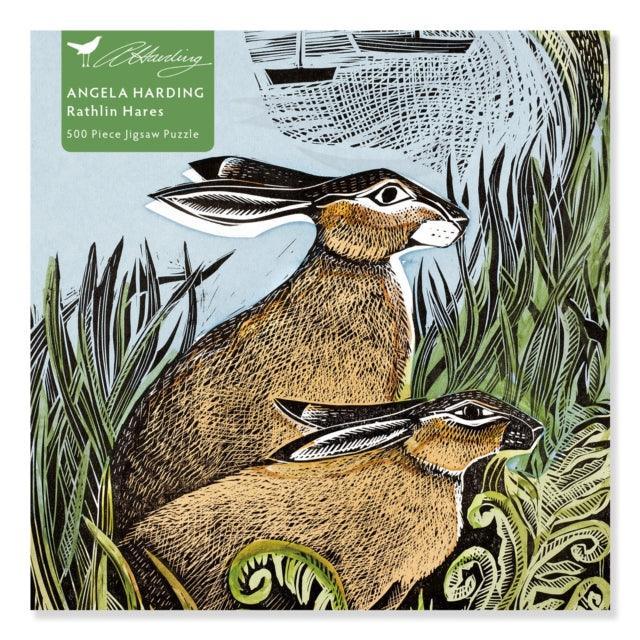 Adult Jigsaw Puzzle Angela Harding: Rathlin Hares (500 pieces) : 500-piece Jigsaw Puzzles - The Cleeve Bookshop
