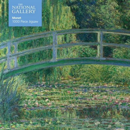 Adult Jigsaw Puzzle National Gallery Monet: The Water-Lily Pond : 1000-piece Jigsaw Puzzles - 9781787552197
