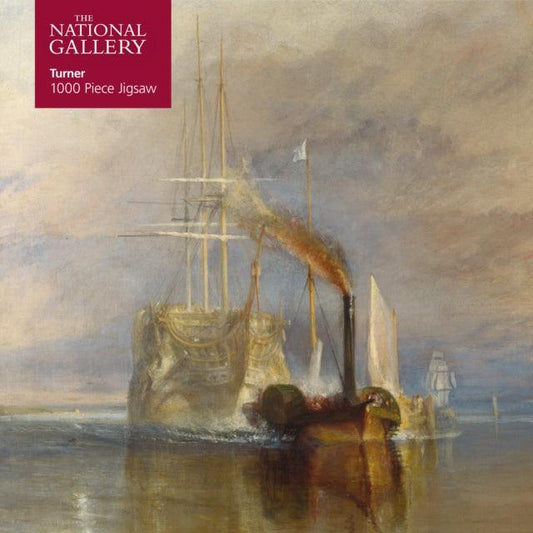 Adult Jigsaw Puzzle National Gallery Turner: Fighting Temeraire : 1000-piece Jigsaw Puzzles - 9781787552203