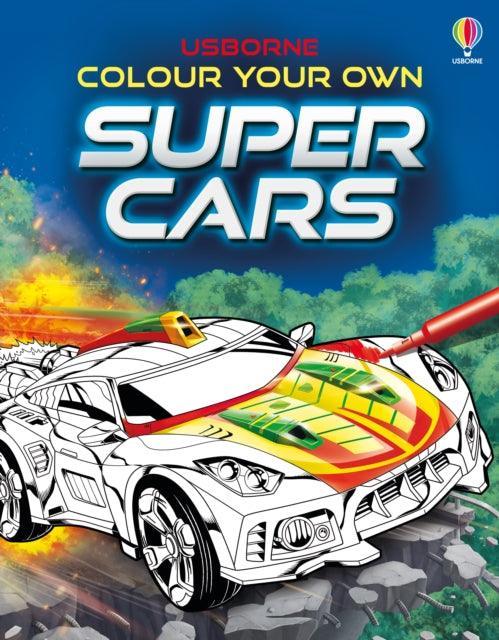 Colour Your Own Supercars - The Cleeve Bookshop