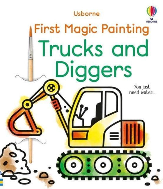 First Magic Painting Trucks and Diggers - The Cleeve Bookshop